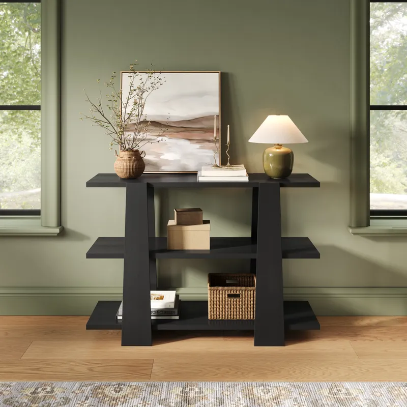Dragonfly Furniture — 3-Tier Wood Console Table — image 3
