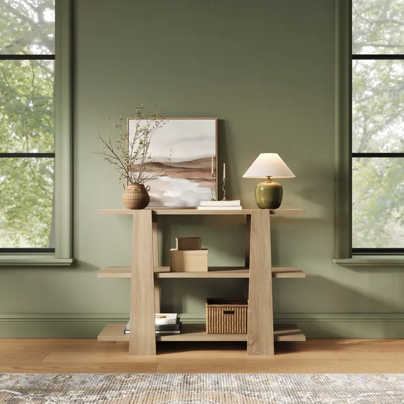 Dragonfly Furniture — 3-Tier Wood Console Table — image 8