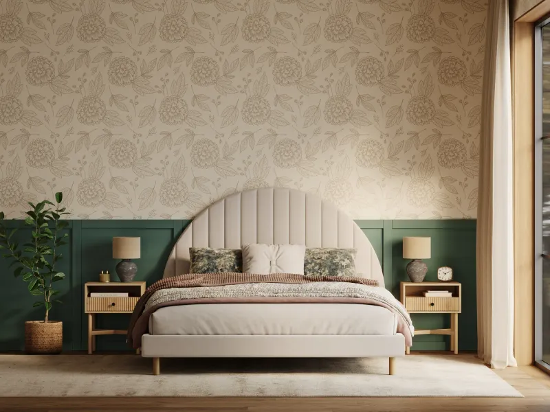 3D Furniture Rendering for Dragonfly Furniture — Fluted Nightstands, view 7
