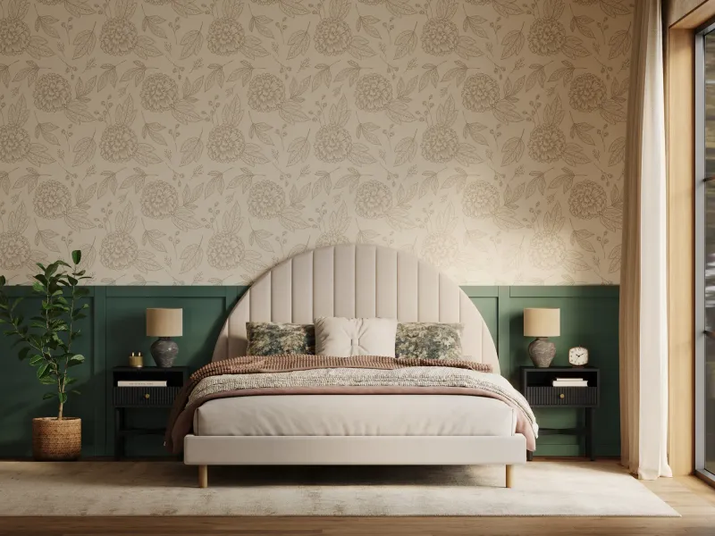 3D Furniture Rendering for Dragonfly Furniture — Fluted Nightstands, view 8