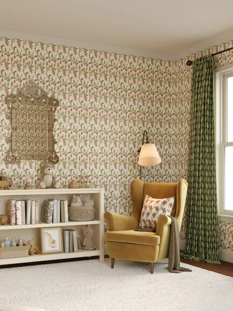 Wallpaper manufacturer — Vintage-Style Wallpaper Rooms — image 3