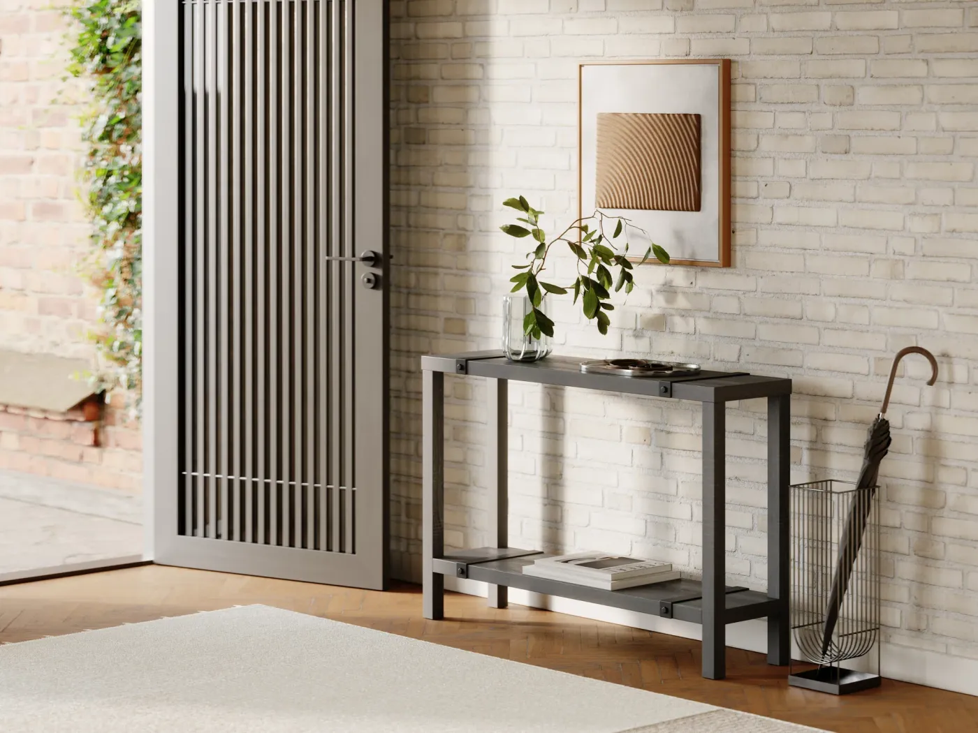3D Furniture Rendering for Dragonfly Furniture — Industrial Entry Table