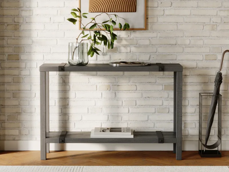 3D Furniture Rendering for Dragonfly Furniture — Industrial Entry Table, view 6