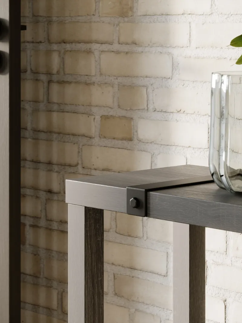 3D Furniture Rendering for Dragonfly Furniture — Industrial Entry Table, view 7