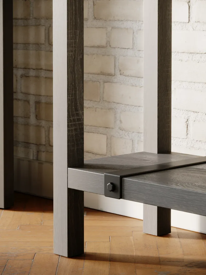 3D Furniture Rendering for Dragonfly Furniture — Industrial Entry Table, view 8