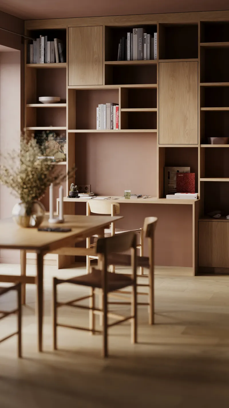 3D Furniture Rendering for Camber — Library Furniture, view 5