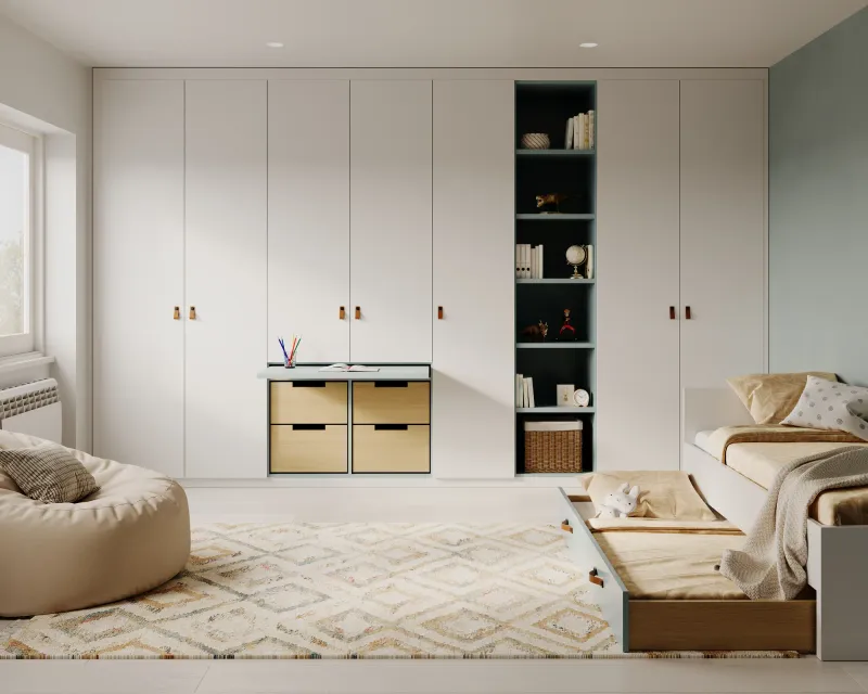 3D Furniture Rendering for Camber — Scandinavian Mood — Kids' Bedroom, view 5