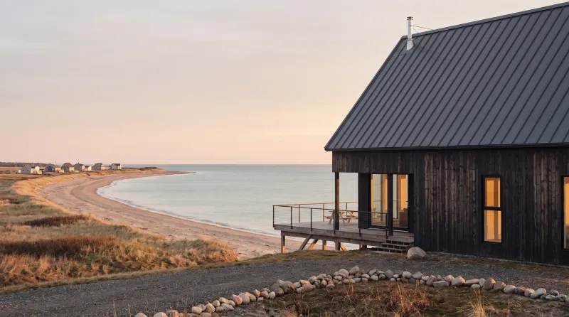 Architectural Rendering for Danish architecture studio — House on the Dunes, view 4