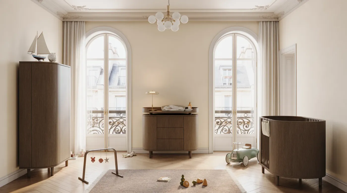 3D Furniture Rendering for KAS Kopenhagen — Kai Nursery Collection