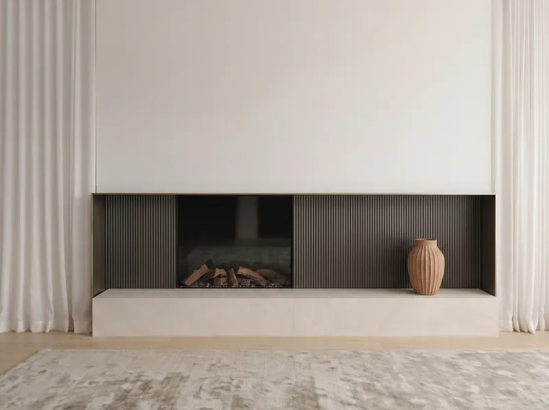3D Interior Rendering for Melbourne interior design studio — Bronze and Bouclé, view 4
