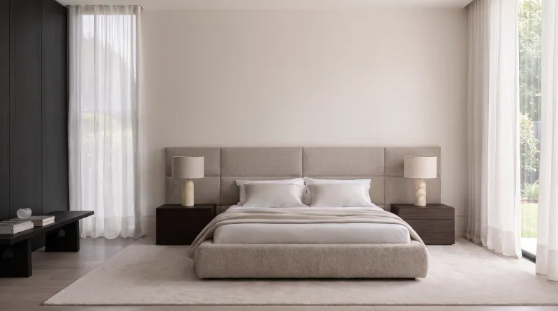 3D Interior Rendering for Melbourne interior design studio — Bronze and Bouclé, view 12