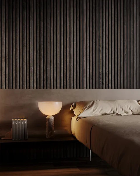 Bedroom Collection — Dark Wood Panel
