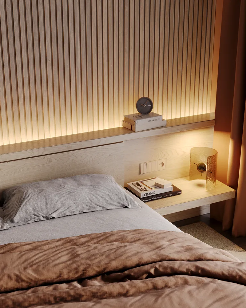 Furniture manufacturer — Bedroom Collection — Fluted Oak Panel — image 2