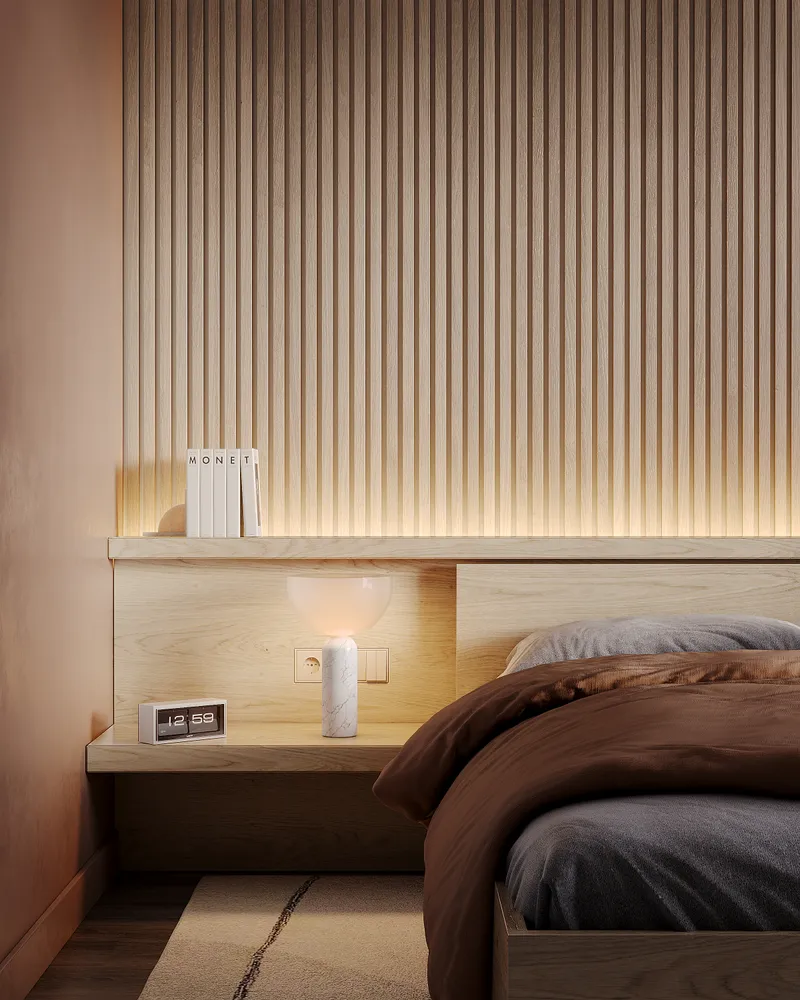 Furniture manufacturer — Bedroom Collection — Fluted Oak Panel — image 3