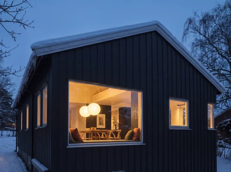Architectural Rendering for Norwegian architecture studio — Warm Wood, Cold Forest, view 2