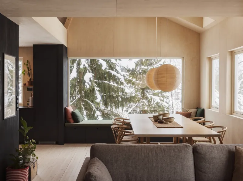 Architectural Rendering for Norwegian architecture studio — Warm Wood, Cold Forest, view 3