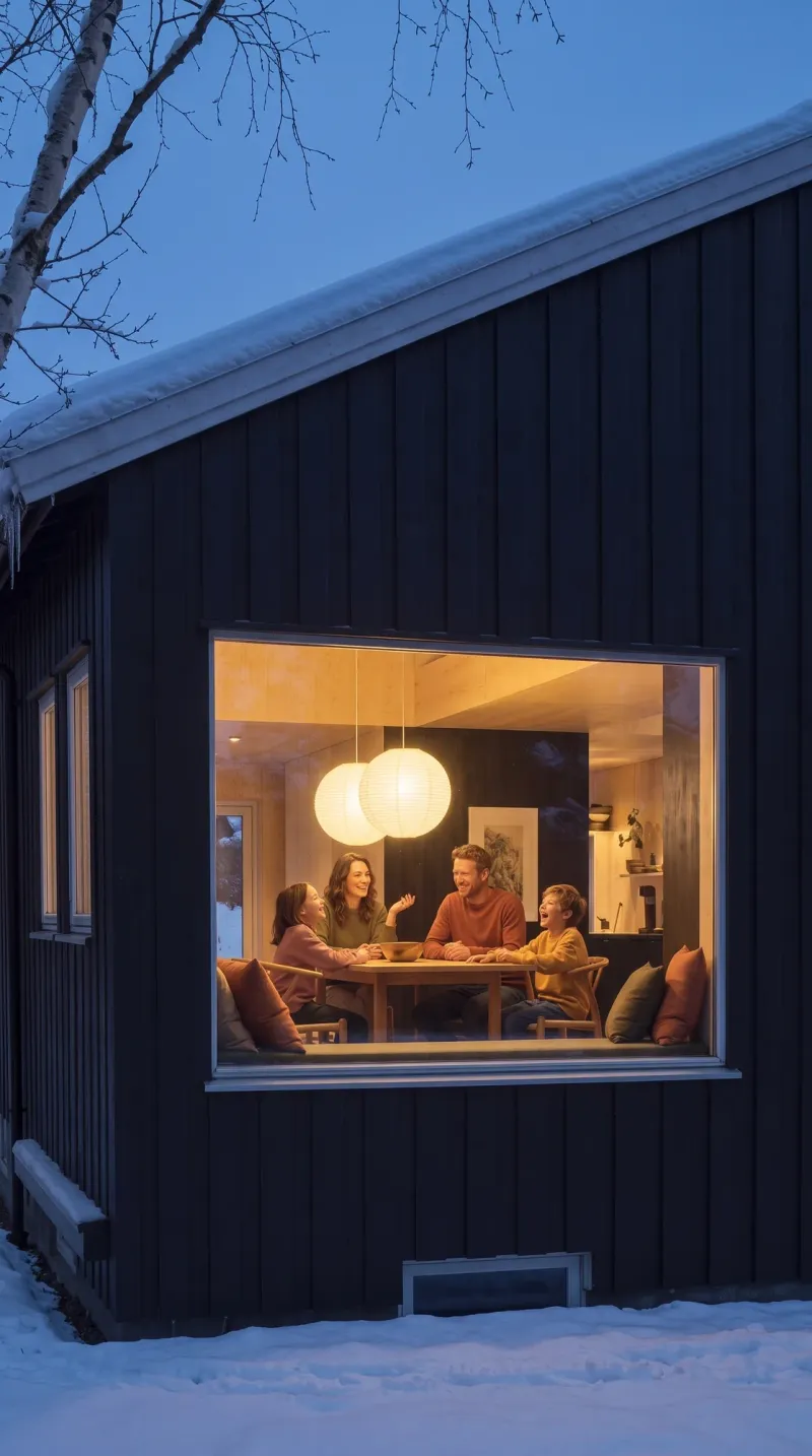 Architectural Rendering for Norwegian architecture studio — Warm Wood, Cold Forest, view 13