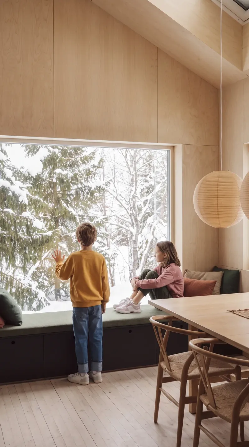 Architectural Rendering for Norwegian architecture studio — Warm Wood, Cold Forest, view 16