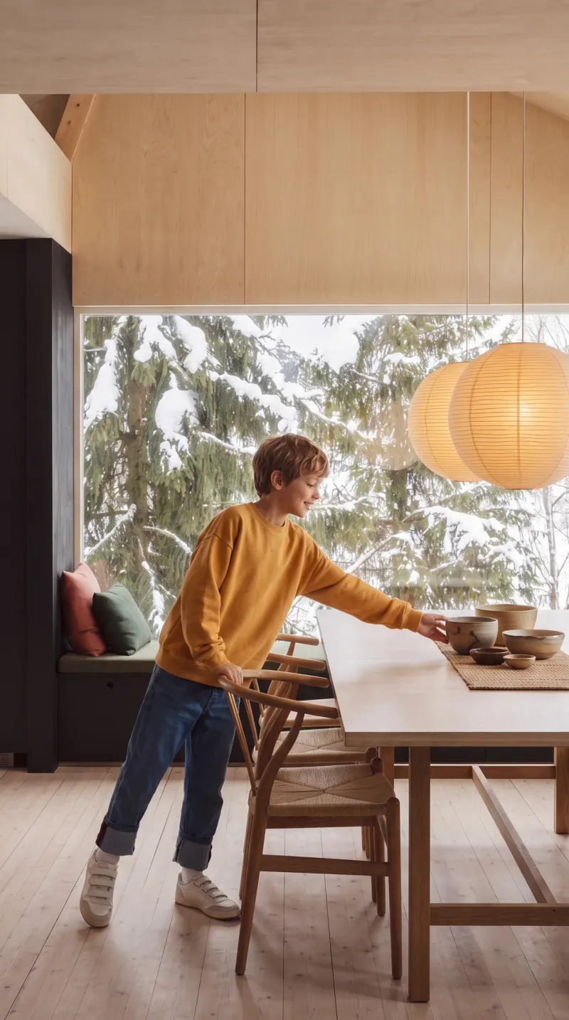 Architectural Rendering for Norwegian architecture studio — Warm Wood, Cold Forest, view 19