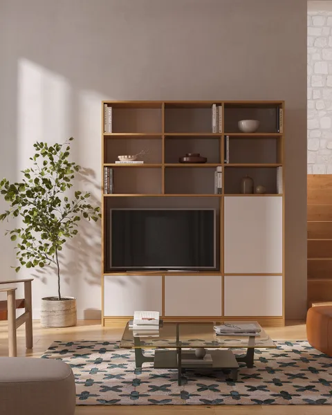 Storage & Living Collection — Stairwell TV Unit