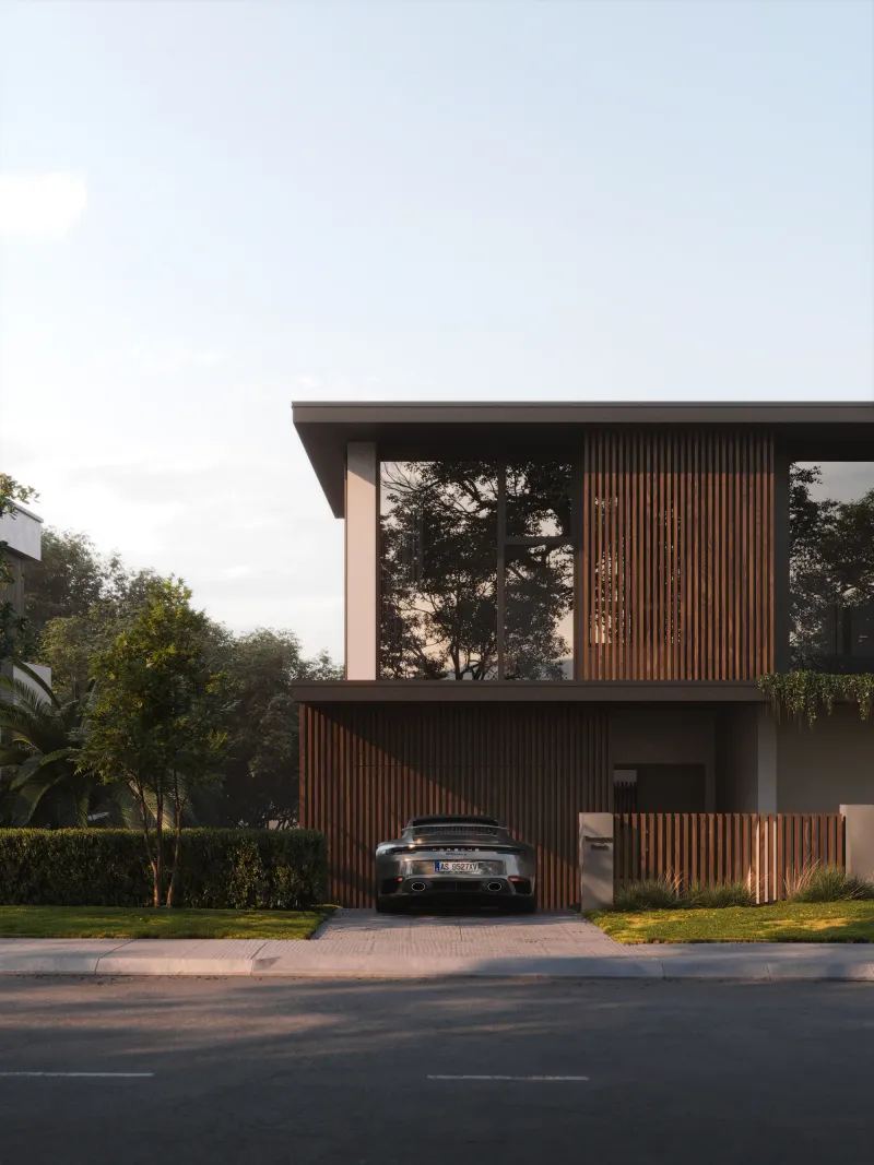 Architectural Rendering for Made by Alas — Tennyson Point Residence, view 3