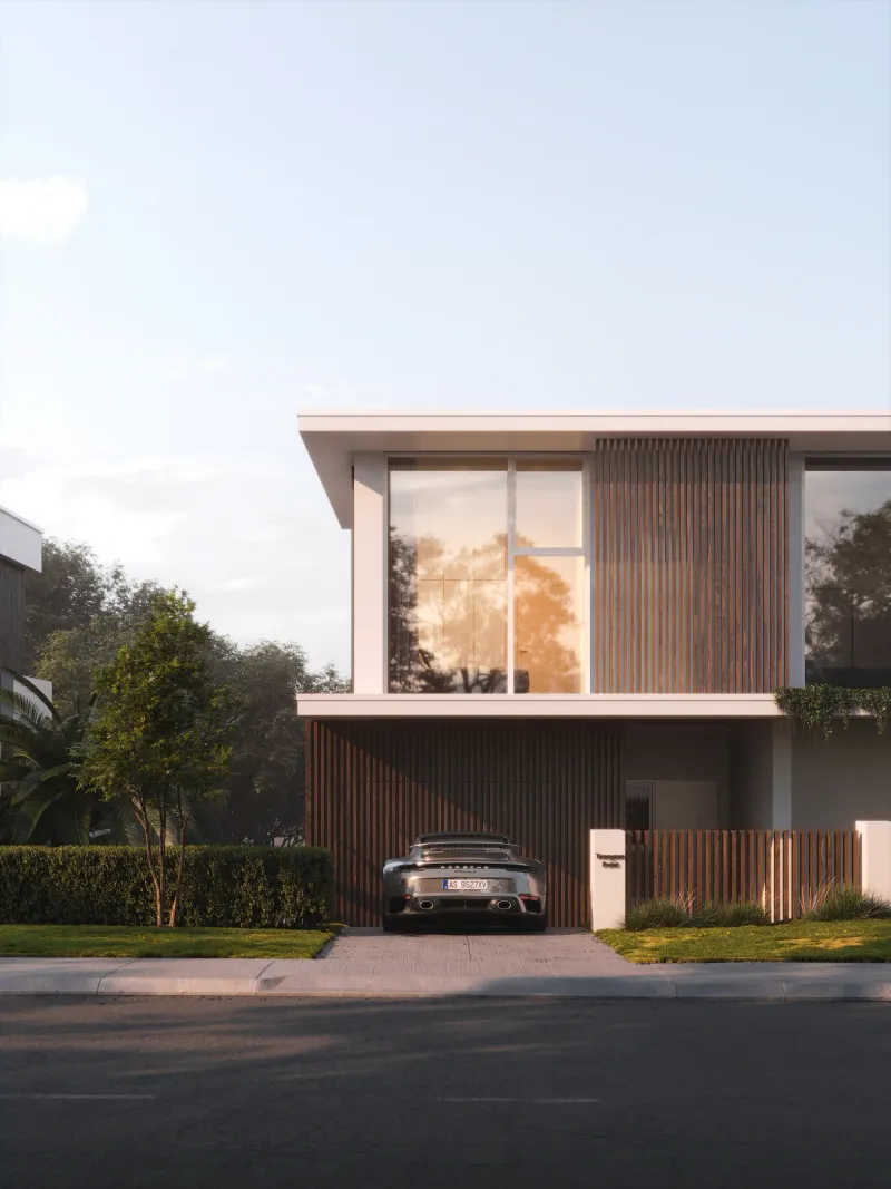 Architectural Rendering for Made by Alas — Tennyson Point Residence, view 4