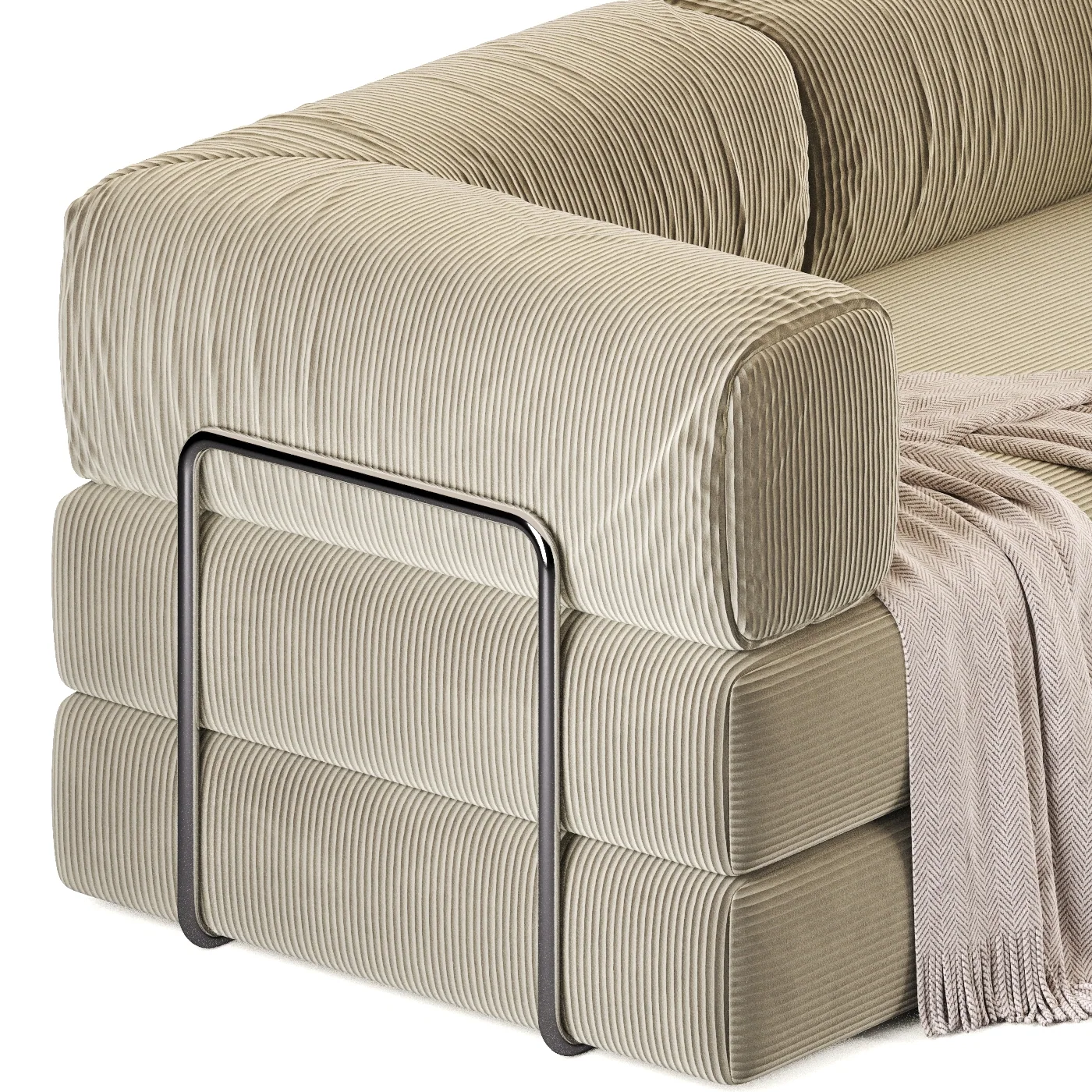 Bolster in Oat — view 2